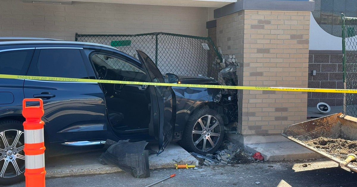 Vehicle collides with sushi eatery in Colorado mall.
