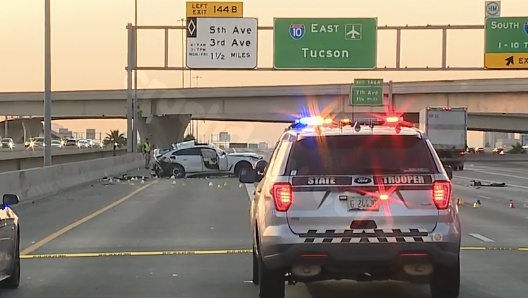 I-10 reopens near 27th Avenue after deadly crash early Monday morning