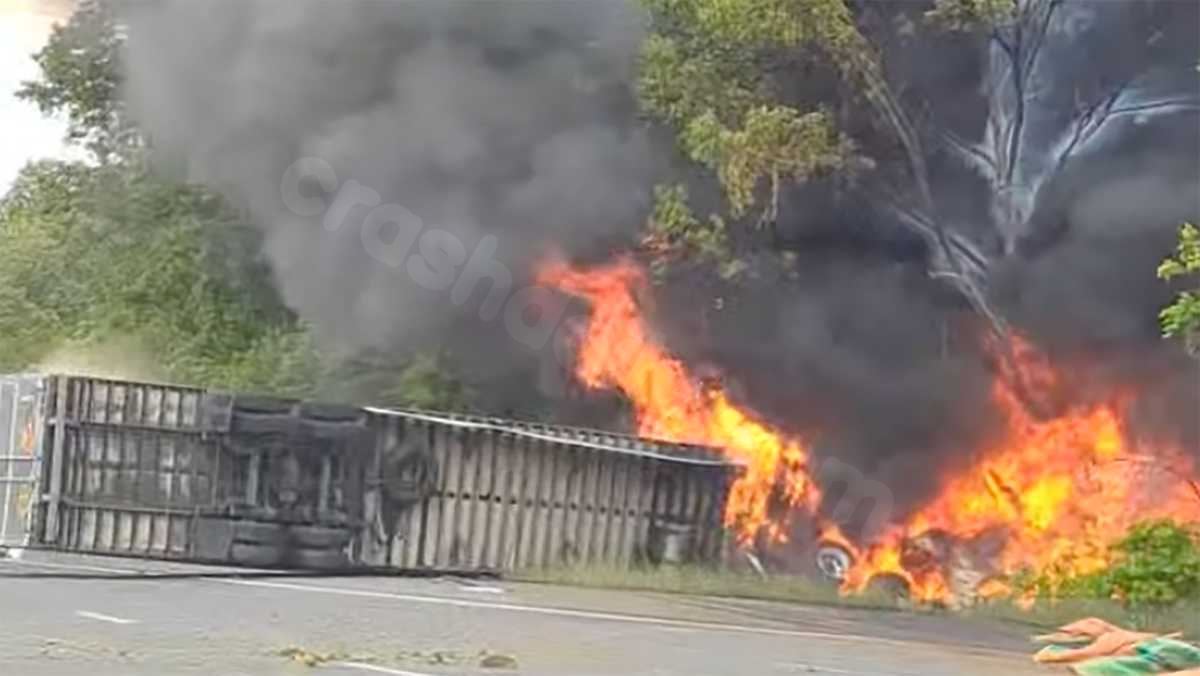 2 dead in fiery crash on I-70 in Frederick County
