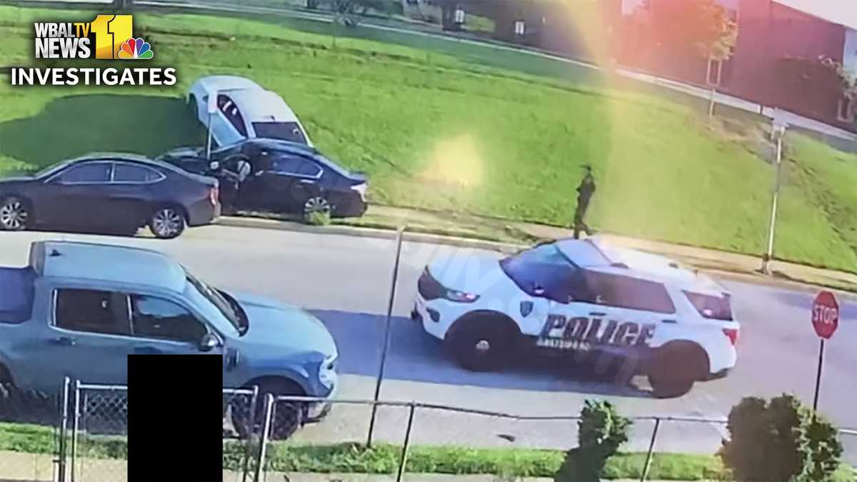 VIDEO: Police say shooting leads to car crash in Southwest Baltimore