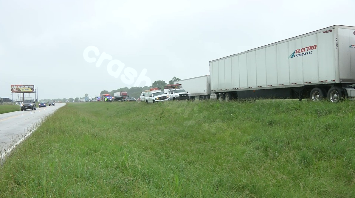 Traffic delays due to I-44 multiple-car collision