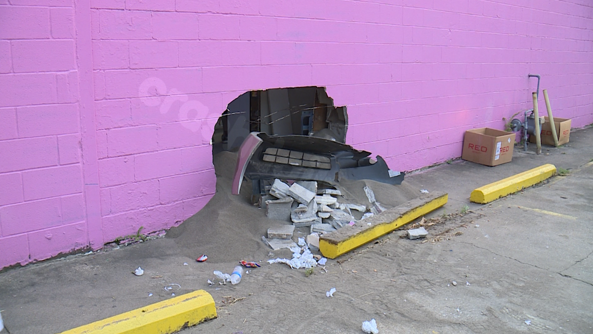 Vehicle smashes into Birmingham store