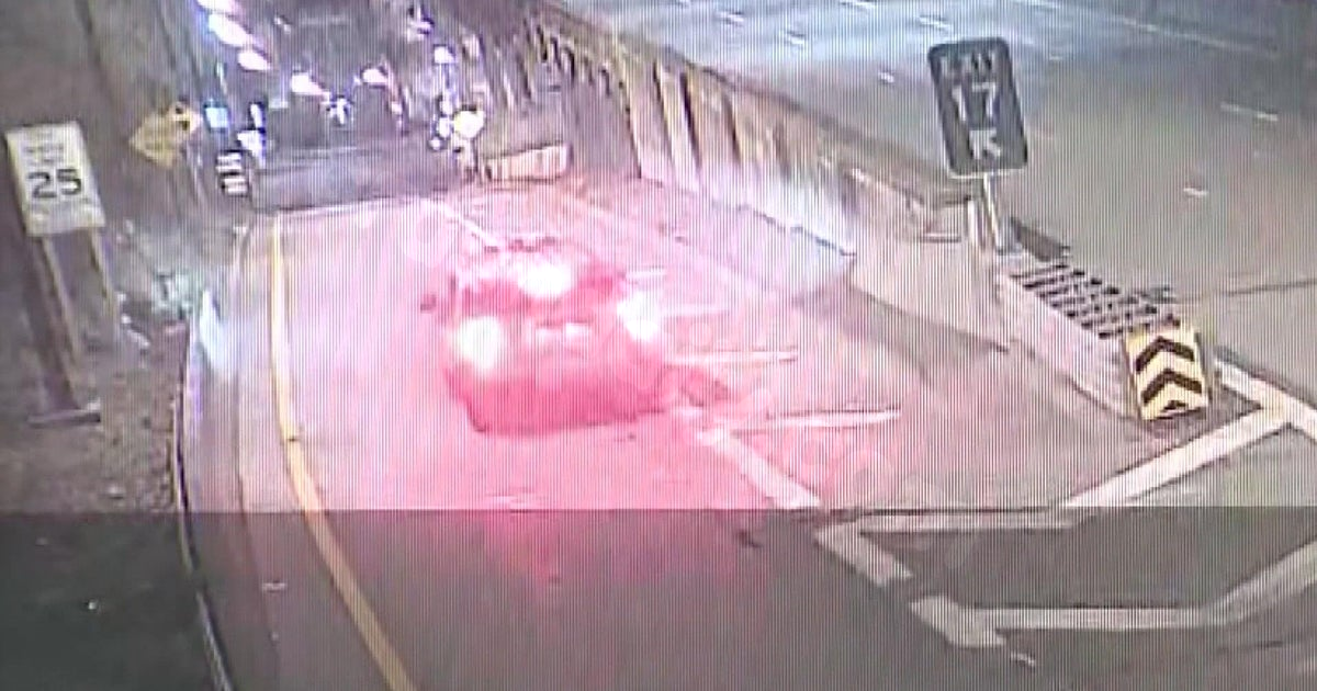 NYPD officers captured on surveillance video leaving fatal accident