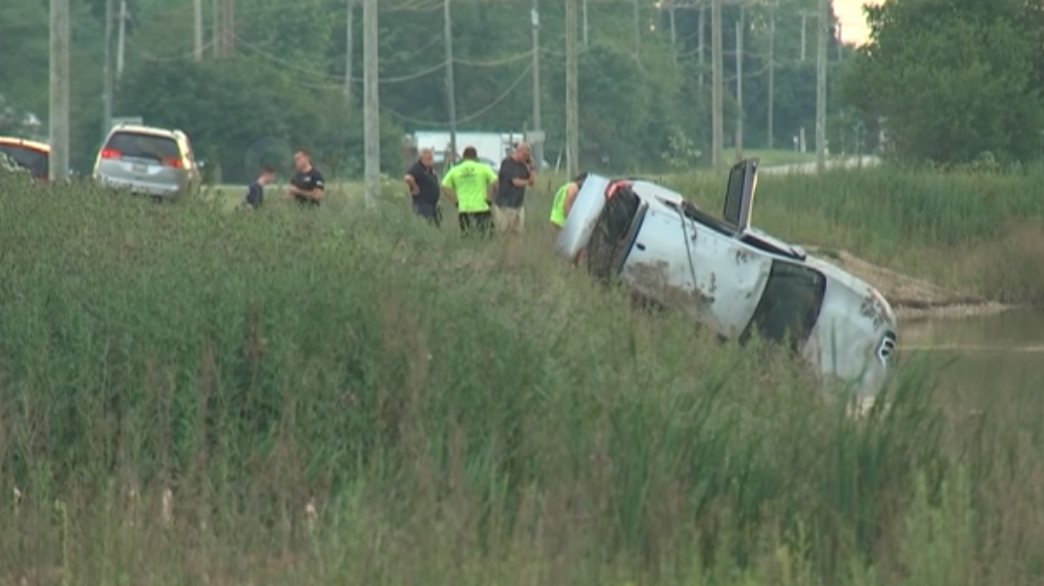 Fatal accident in Ohio pond involving woman and child