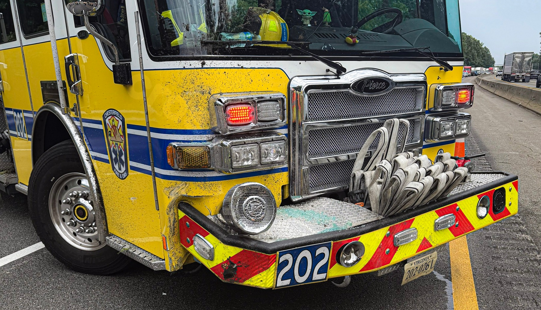 Injuries sustained by firefighters in I-95 multi-vehicle crash after responding to accident