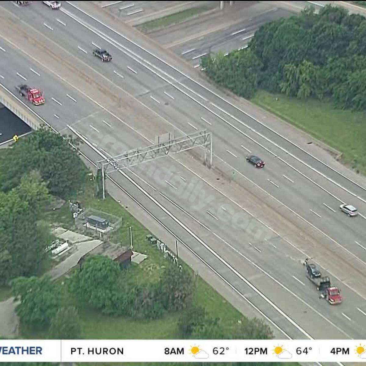 Detroit I-75 Reopens after Fatal Motorcycle Crash