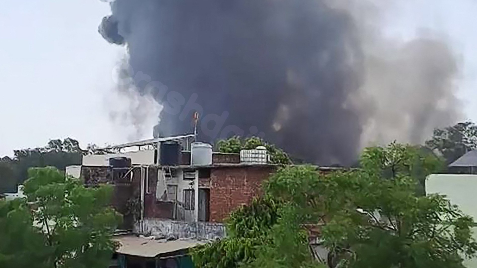 Plane bound for London crashes in India with more than 200 passengers.