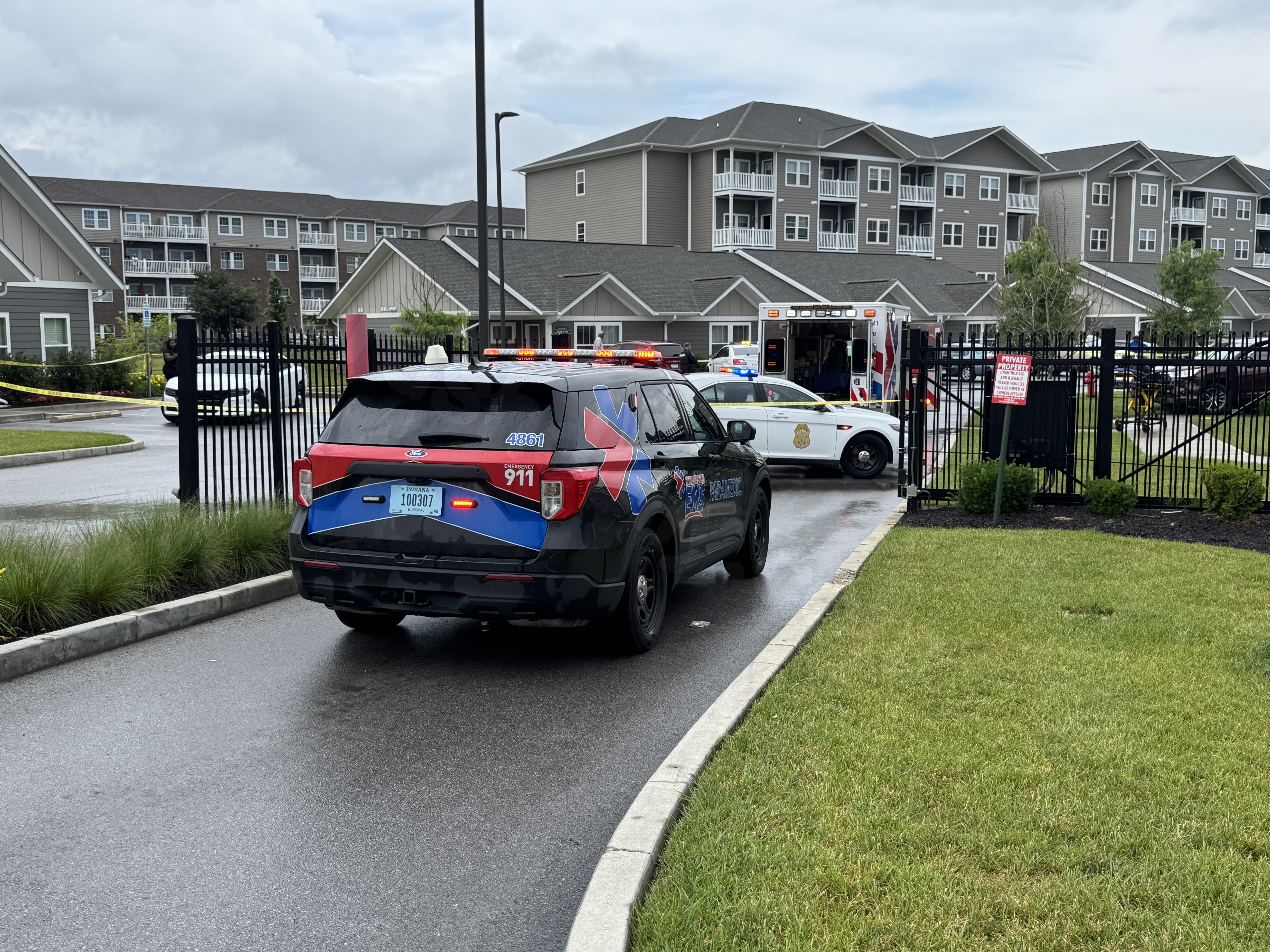 Fatal crash at home on near northwest side of Indianapolis