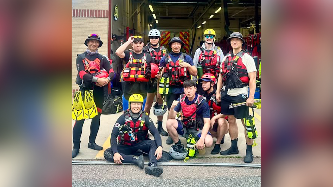 Colorado assists in training Korean rescue team for responding to fatal accident.