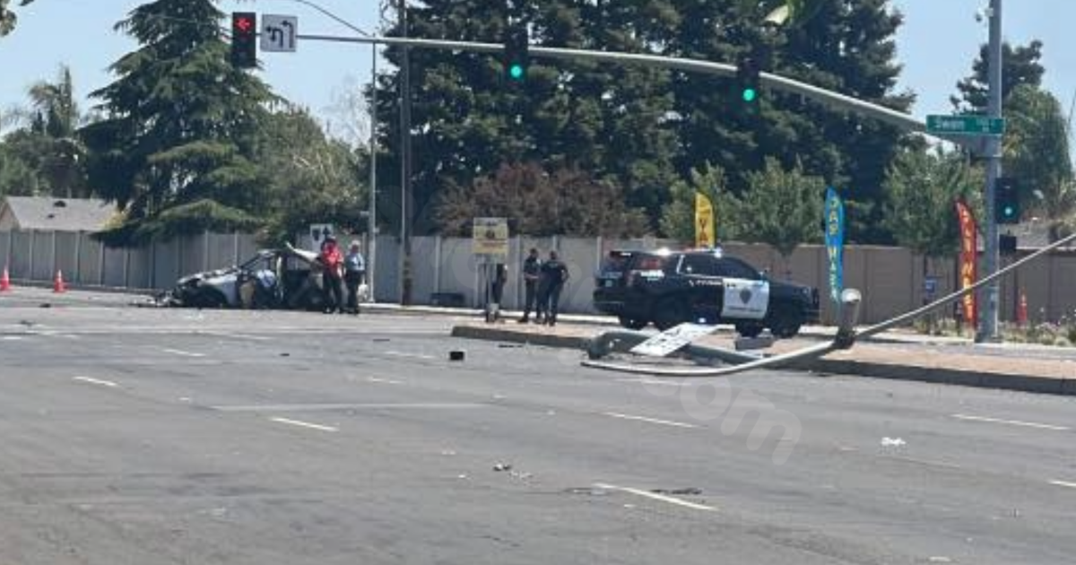 Fatal single-vehicle accident in Stockton.