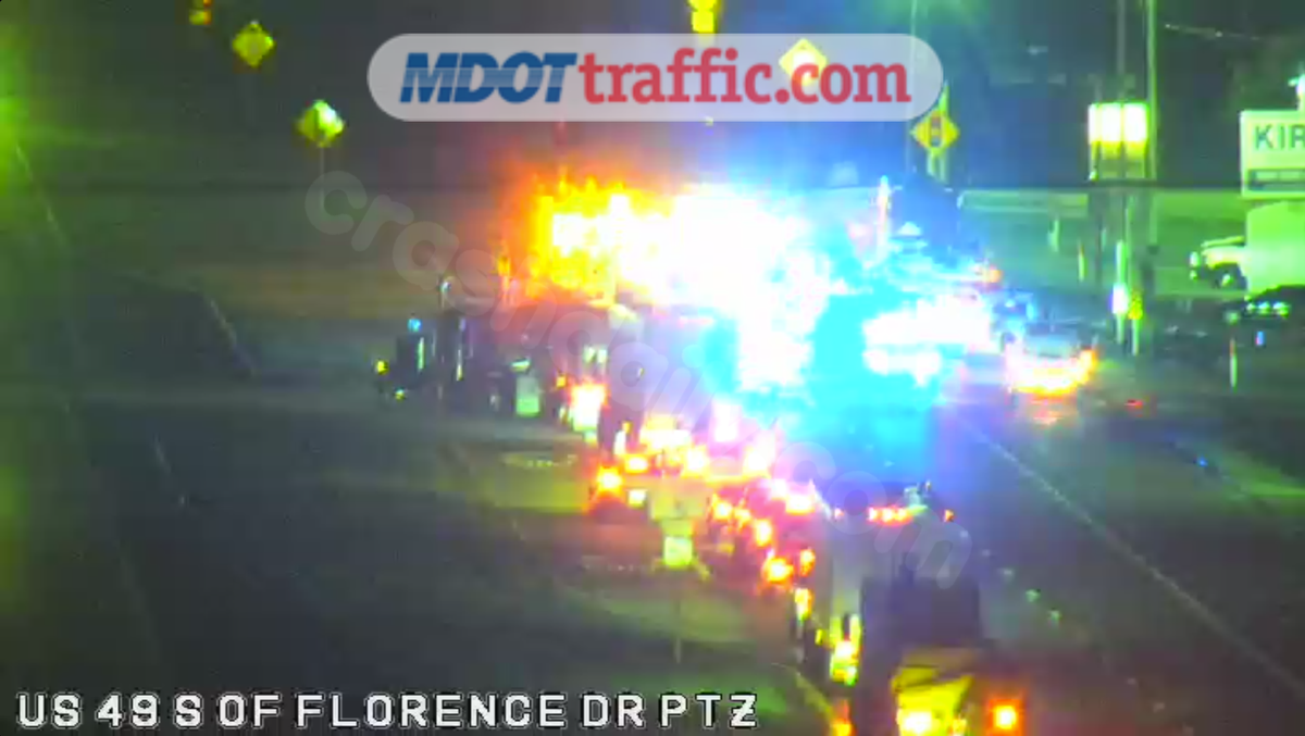 Florence crash causes traffic backup on Highway 49 south.