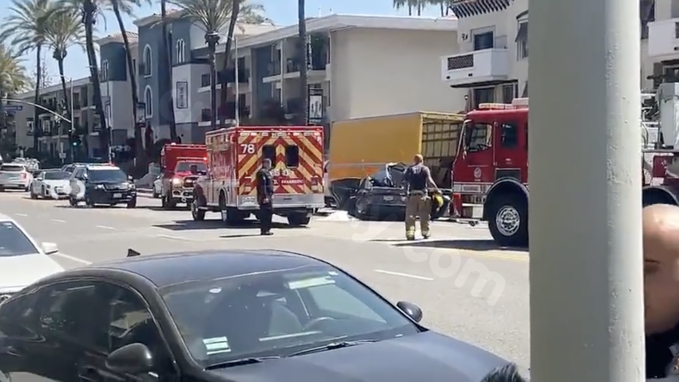 12-year-old boy killed in collision between car and van in San Fernando Valley