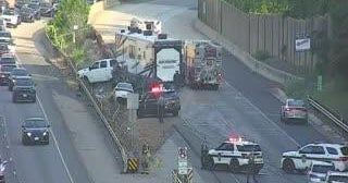 I-476 south shutdown in Nether Providence Township, PA following accident