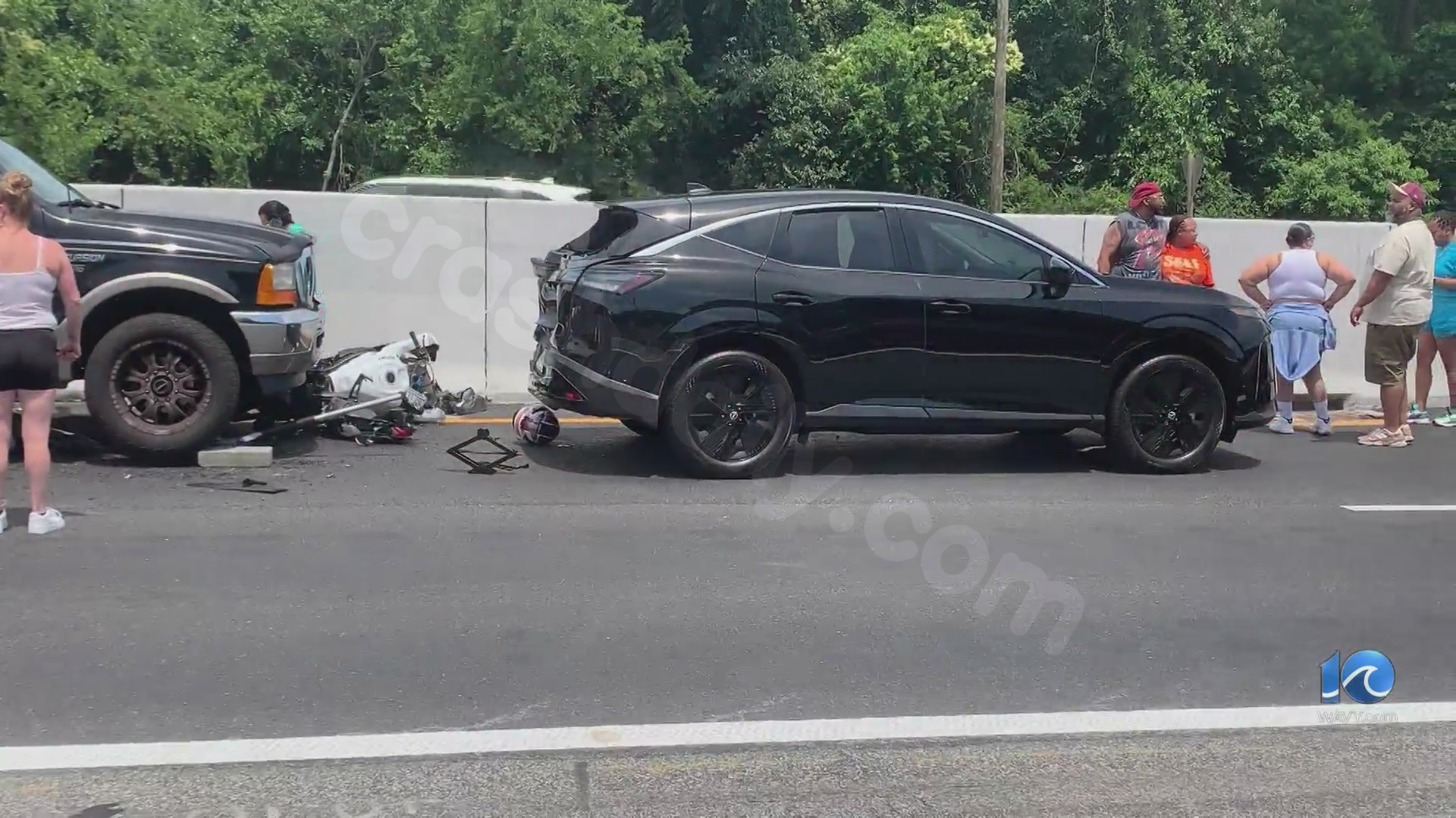 Recall of witness to fatal motorcycle crash on I-64 in Hampton