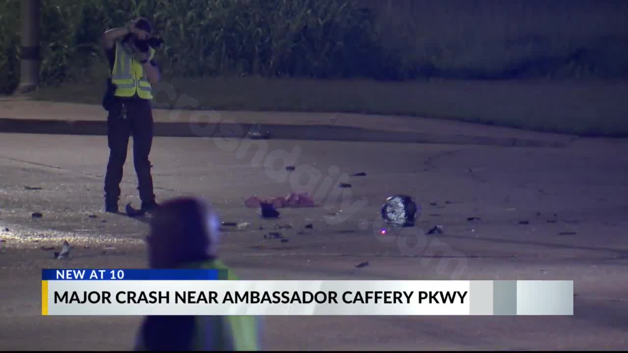 Serious injuries for motorcyclist in Ambassador Caffery collision
