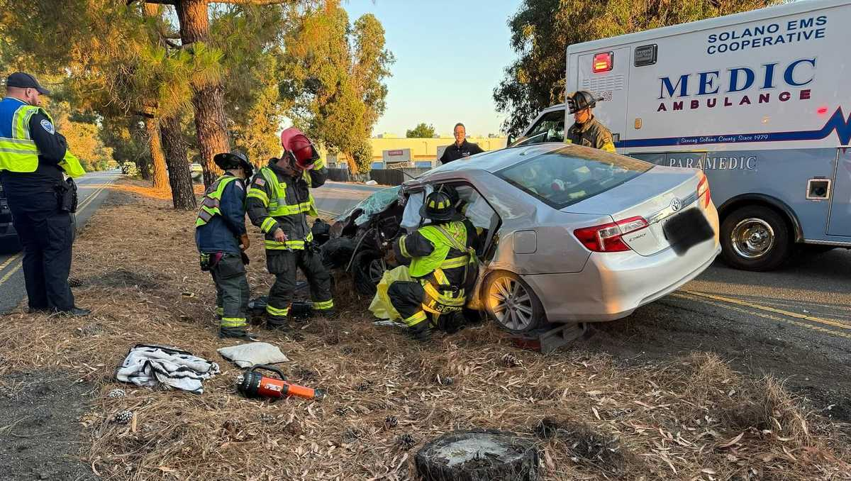 Accident on Air Base Parkway in Fairfield