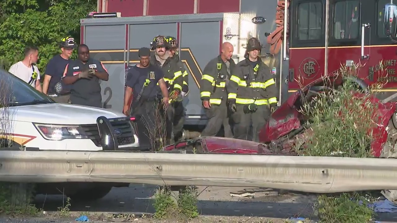 Fatal crash involving motorcyclist closes lanes