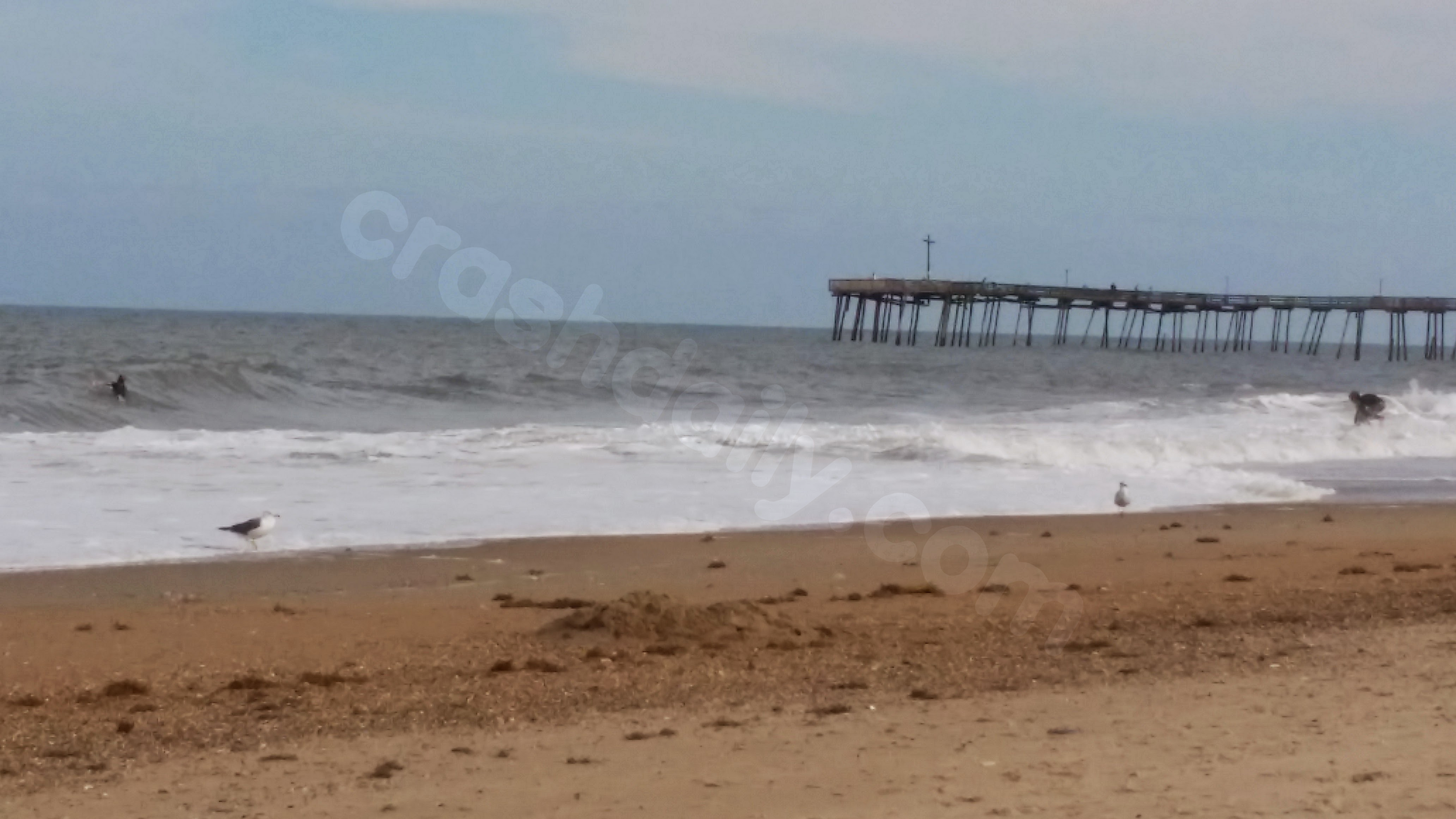 Injury to man while skimboarding in OBX