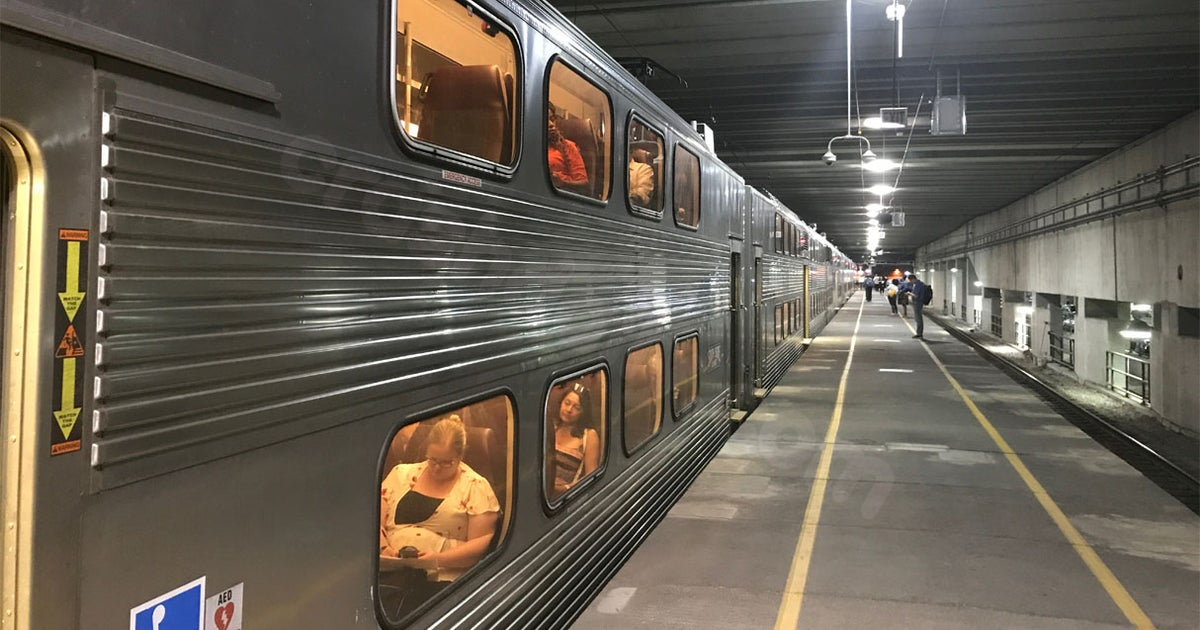 Train and vehicle collision causes disruption to South Shore Line service in Gary, IN.