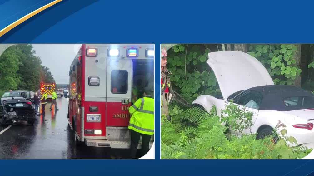 Four-car collision on Route 4 in Chichester sends two drivers to hospital