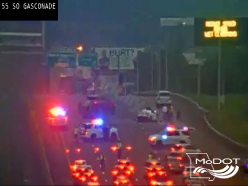 Fatal wrong-way crash shuts down I-55 in south St. Louis