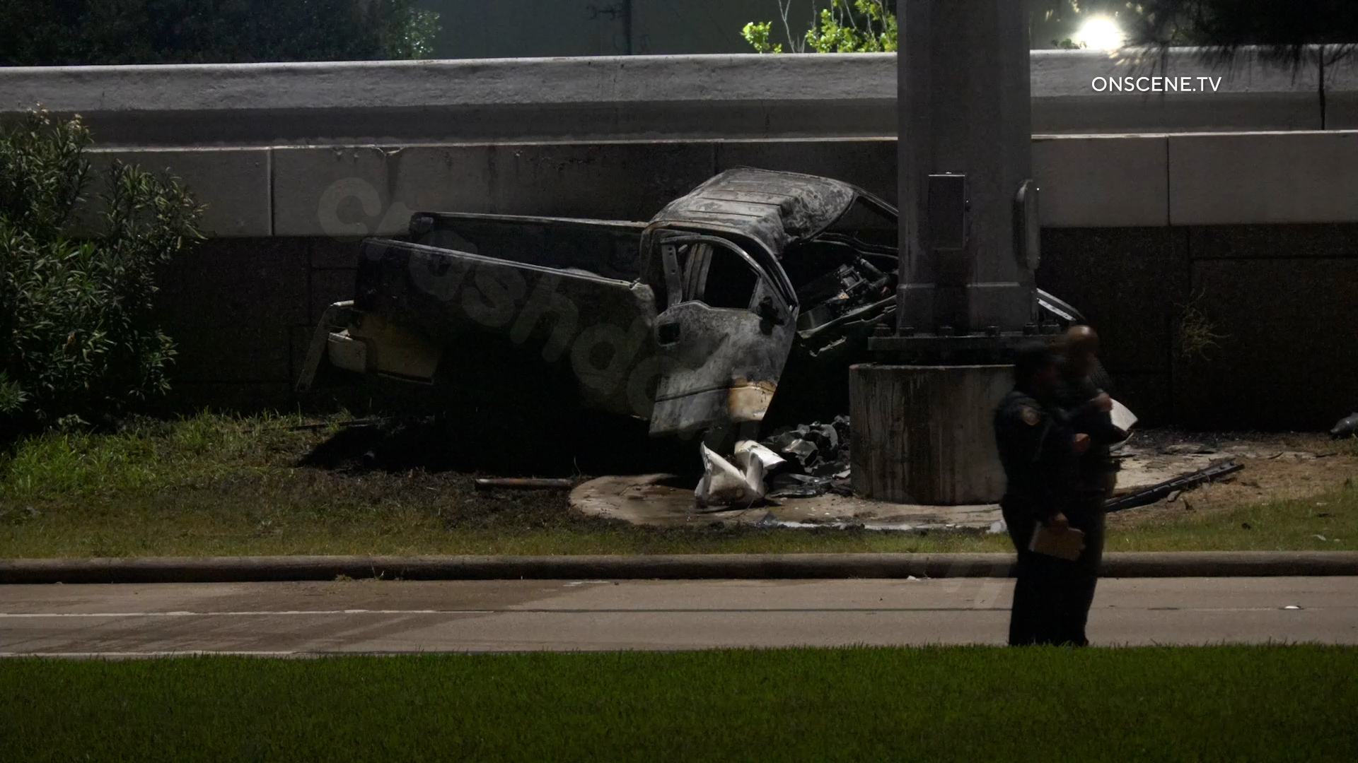 Deadly Collision with Light Pole in Houston, TX