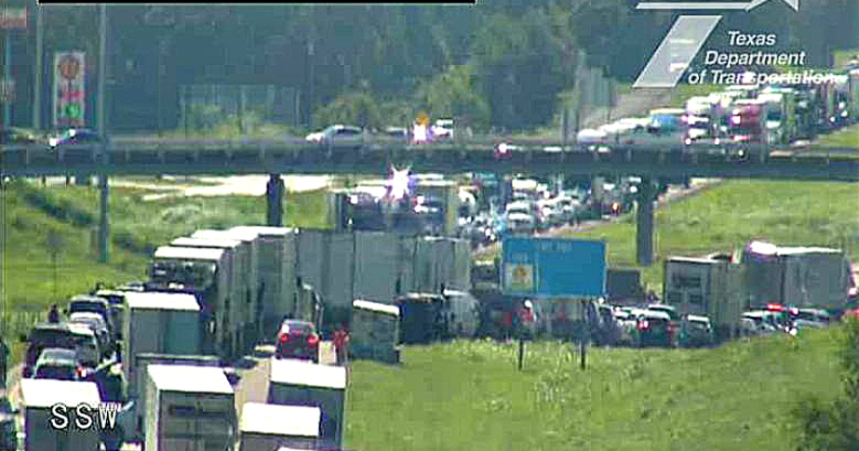 Fatal seven-vehicle crash on I-20 near Terrell injuries several.