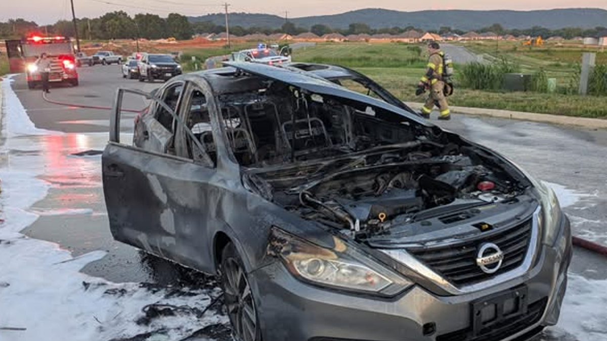 Teenagers cause damage to car in Farmington with fireworks.