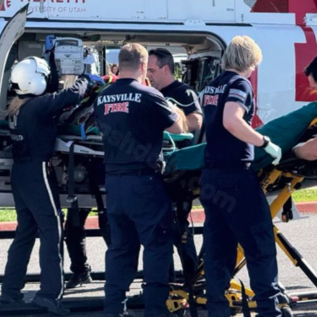 Cyclist in critical condition airlifted after crash with vehicle in Kaysville.