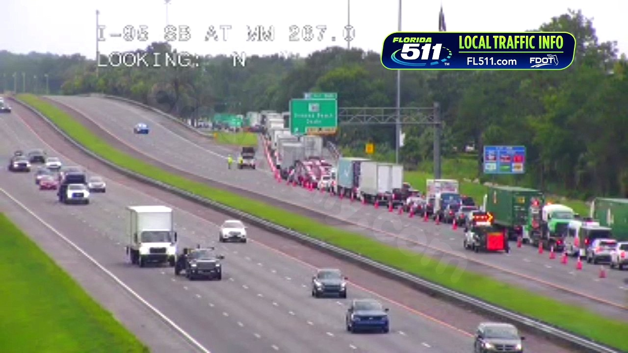 Fatal accident on I-95 involving SUV, box truck shuts down northbound lanes in Ormond Beach