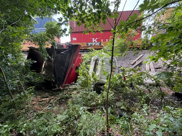 Fatal train crash in Humphreys County