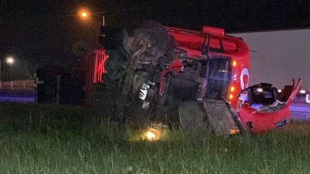 Fatal crash involving tractor-trailer on I-20 in Clinton