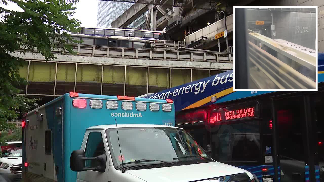 Port Authority Bus Terminal reopens following collision of 2 buses; 14 sustain injuries