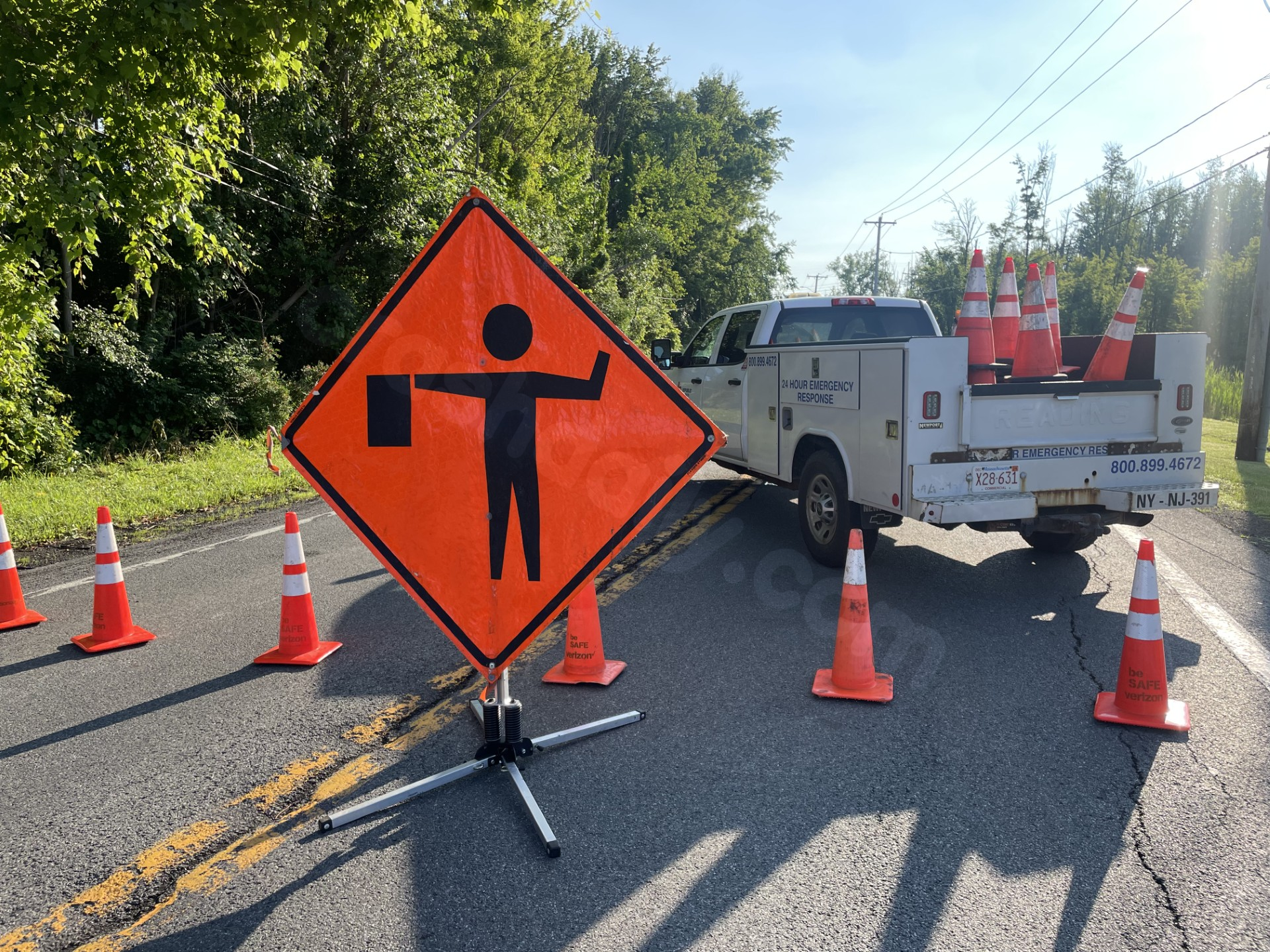 Route 298 shut down overnight due to car collision