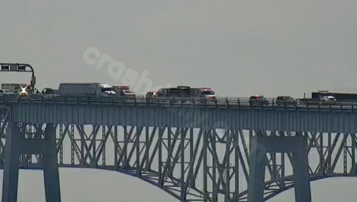 July Fourth crash closes westbound Chesapeake Bay Bridge.