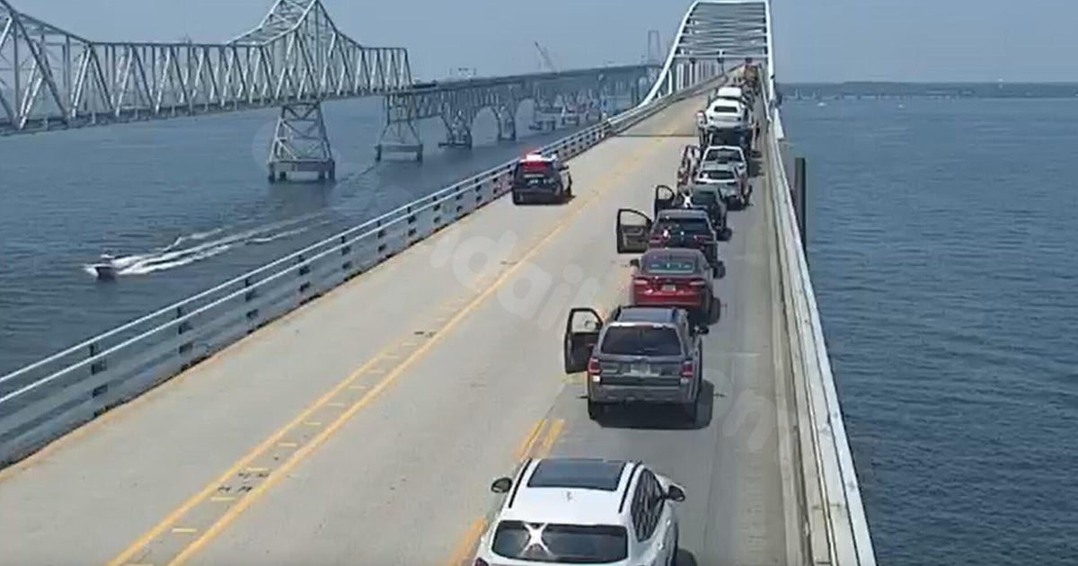 Maryland's Chesapeake Bay Bridge westbound lanes shut down after accident