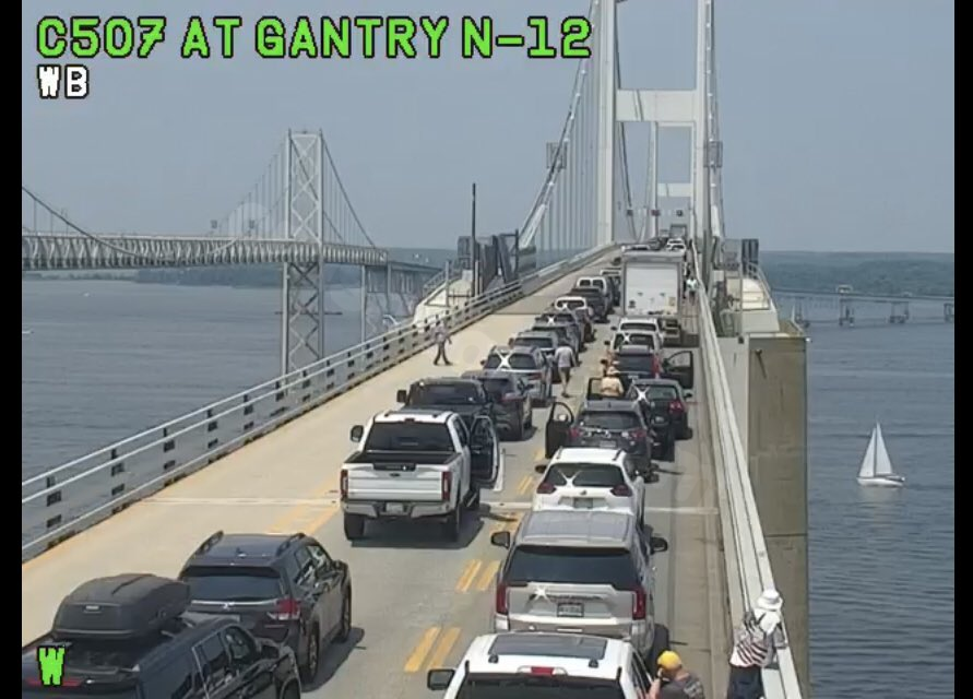 Delays on Westbound Bay Bridge following closure from crash