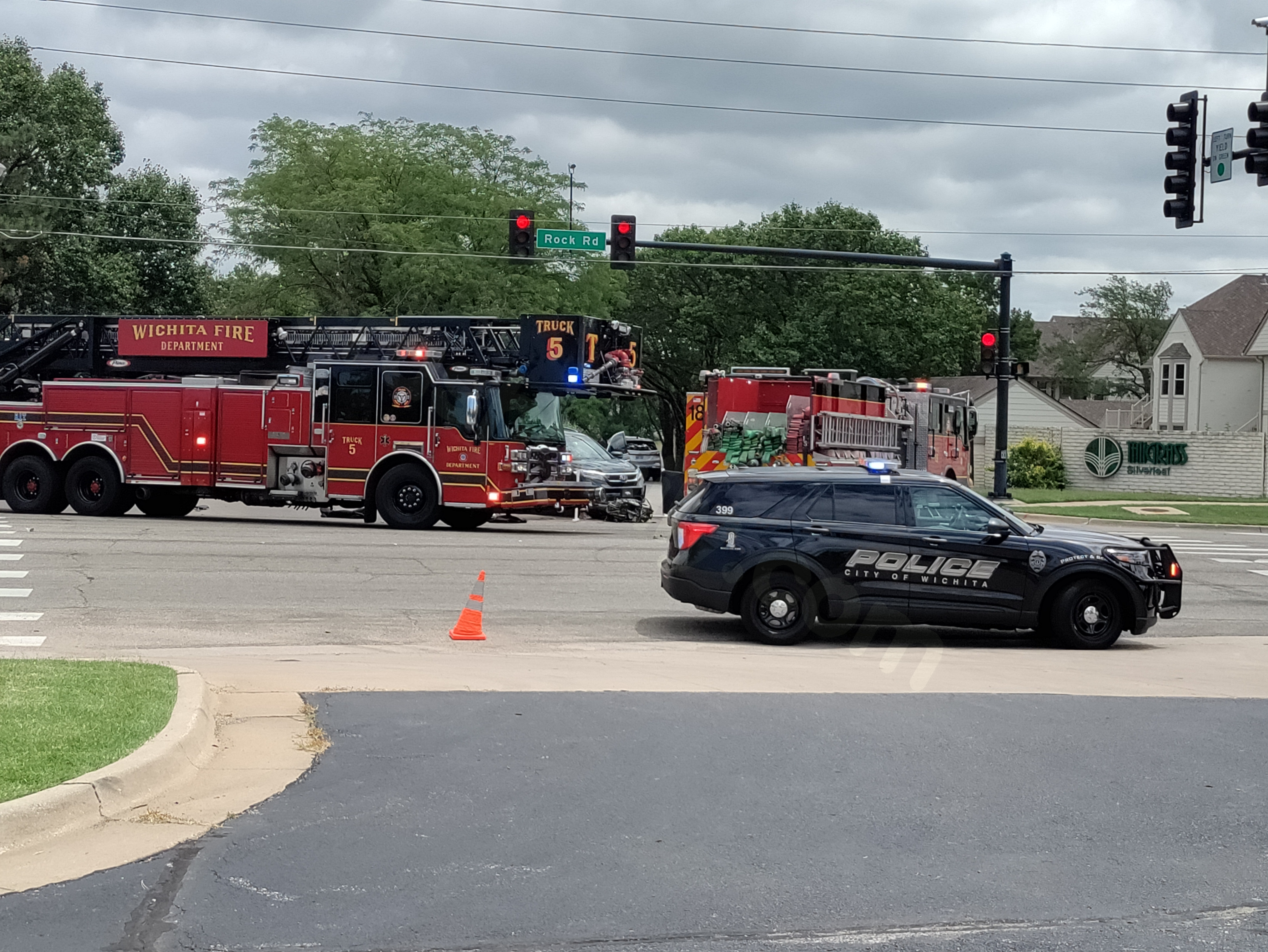 Fatal motorcycle and car collision in Wichita