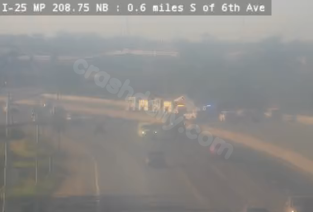 Pedestrian fatality closes southbound I-25 at 8th Avenue