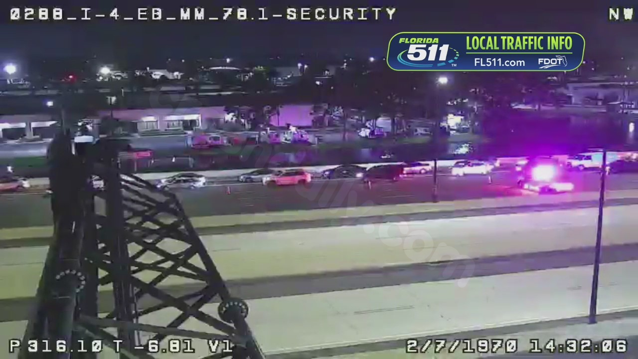 Fatal accident shuts down part of I-4 in Orlando