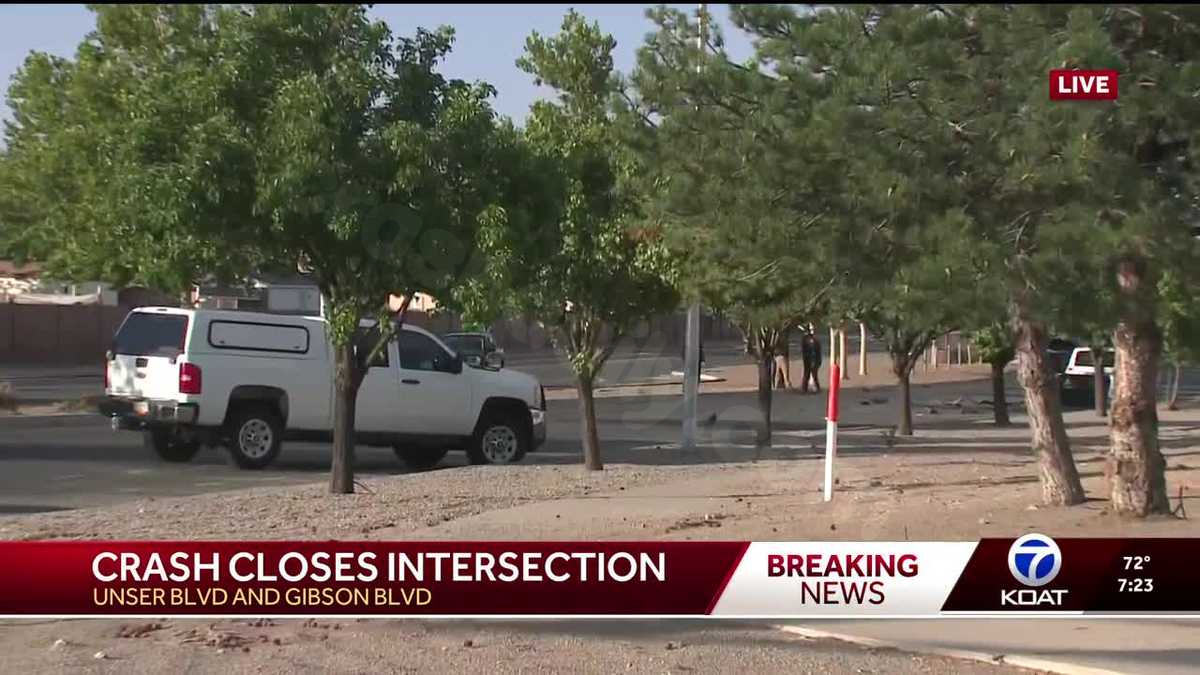 Fatal collision shuts down section of Unser Blvd. in southwest ABQ