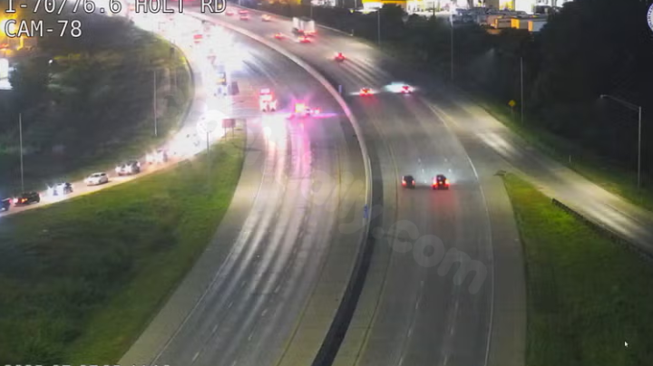 Major Crash on Indy’s West Side Prompts Closure of I-70