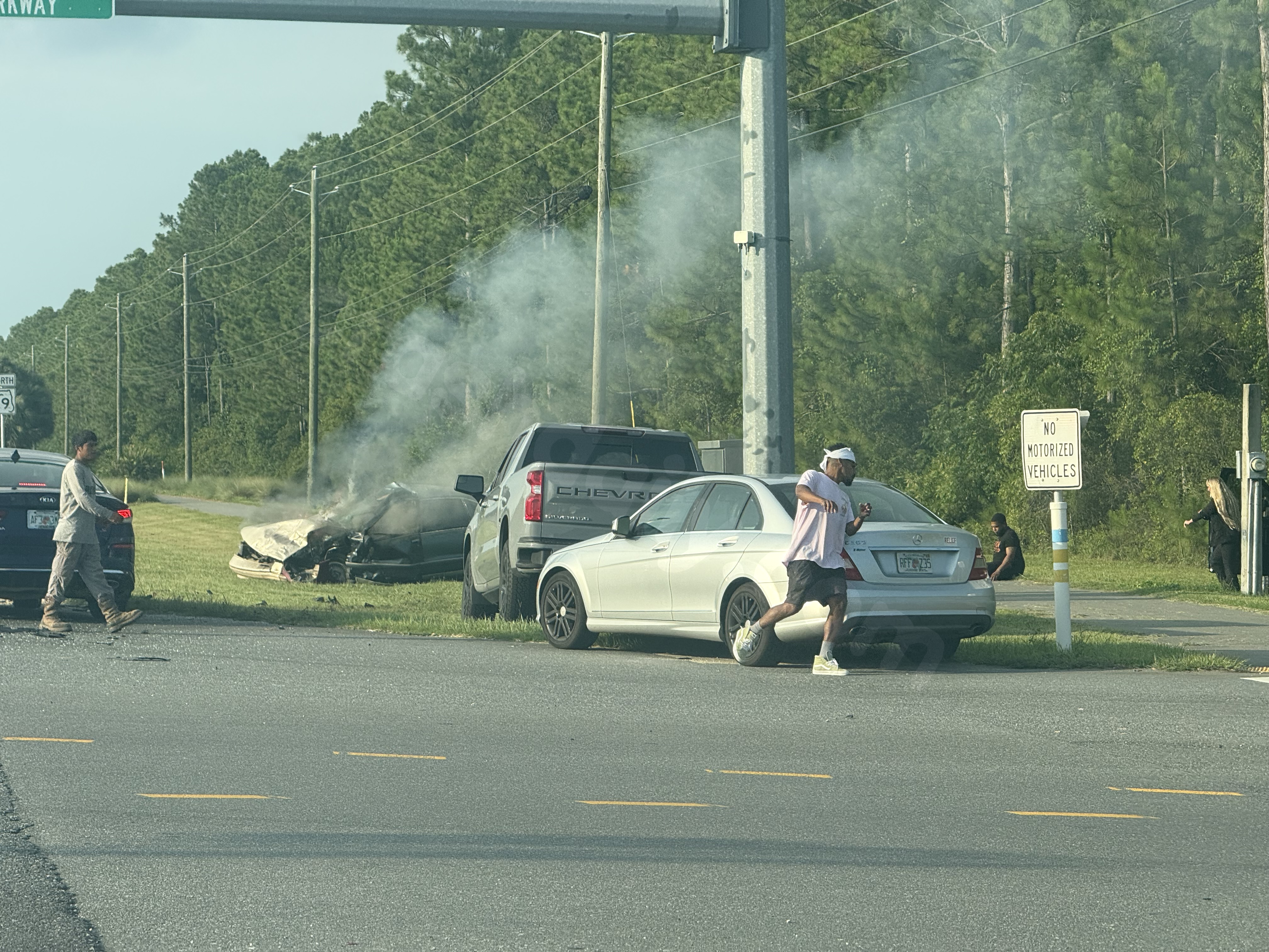 Highway 79 in Panama City Beach experiences lane closures due to traffic accident