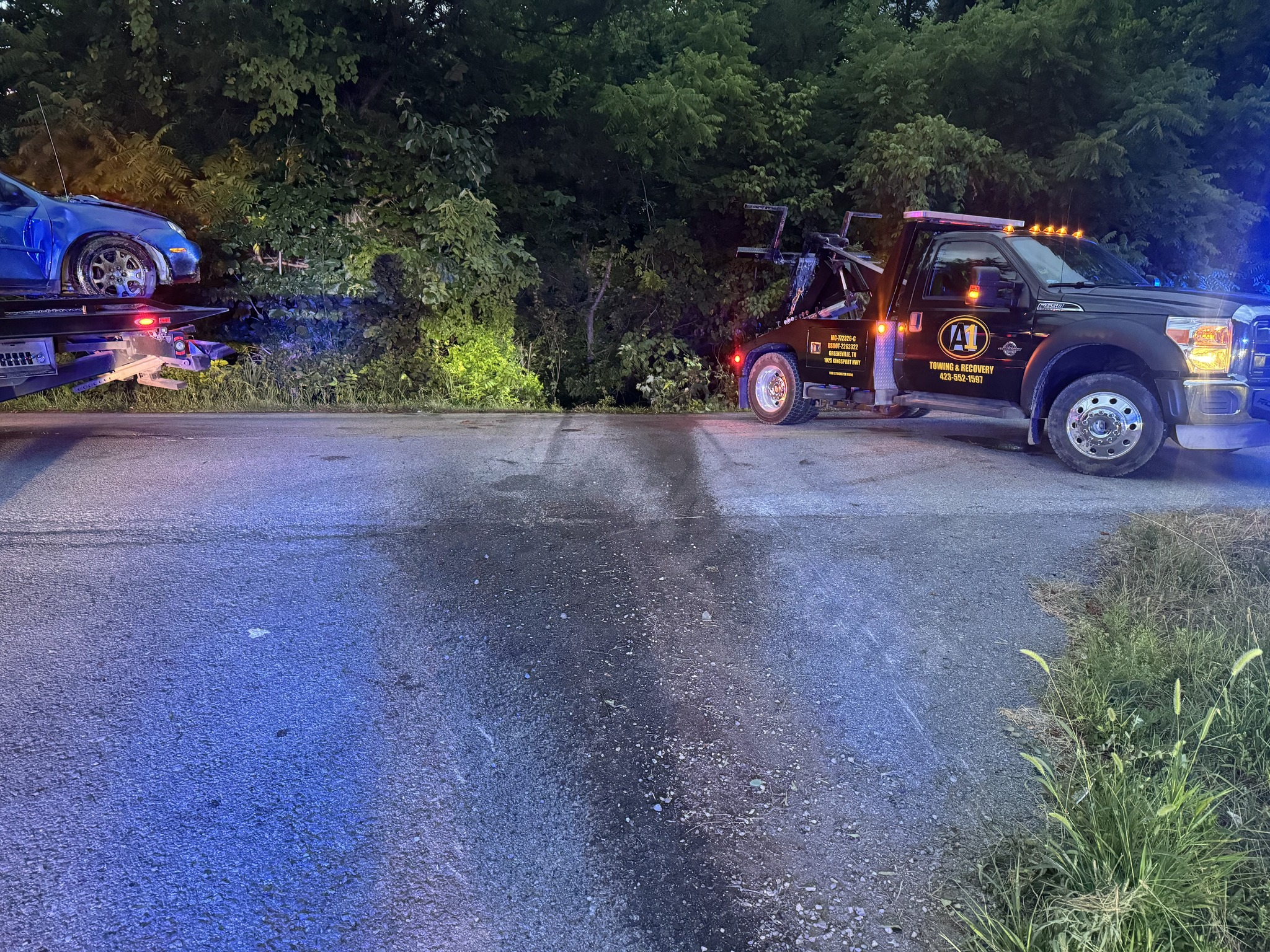 Accident on Benbow Road Results in No Reported Injuries