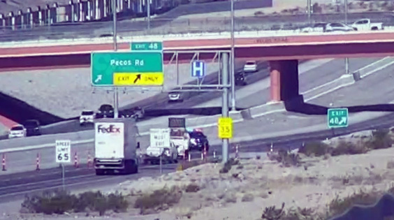 North 215 Beltway shut down after deadly collision