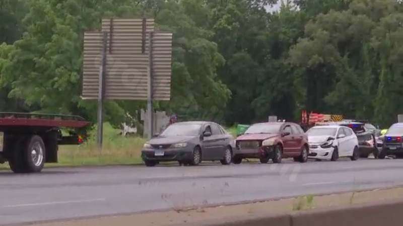 Troopers injured in Enfield accident; Closure of I-91 north