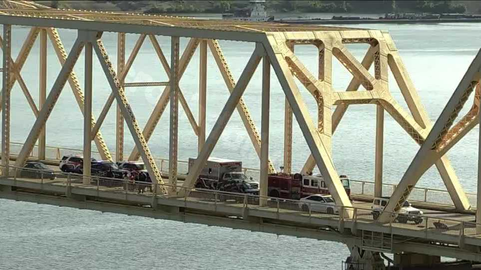 Reopening of Clark Memorial Bridge after deadly moped crash