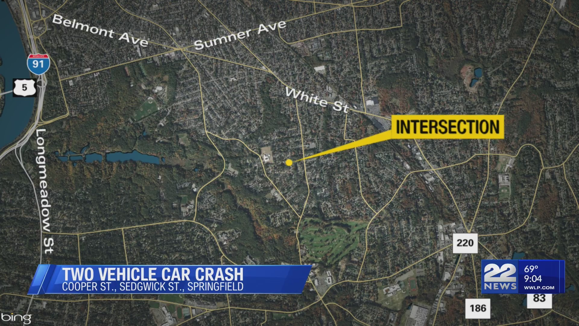 Three people hurt in Cooper Street collision in Springfield