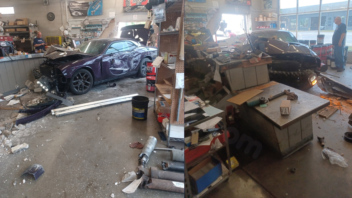 1 person injured in car accident at Queensgate building