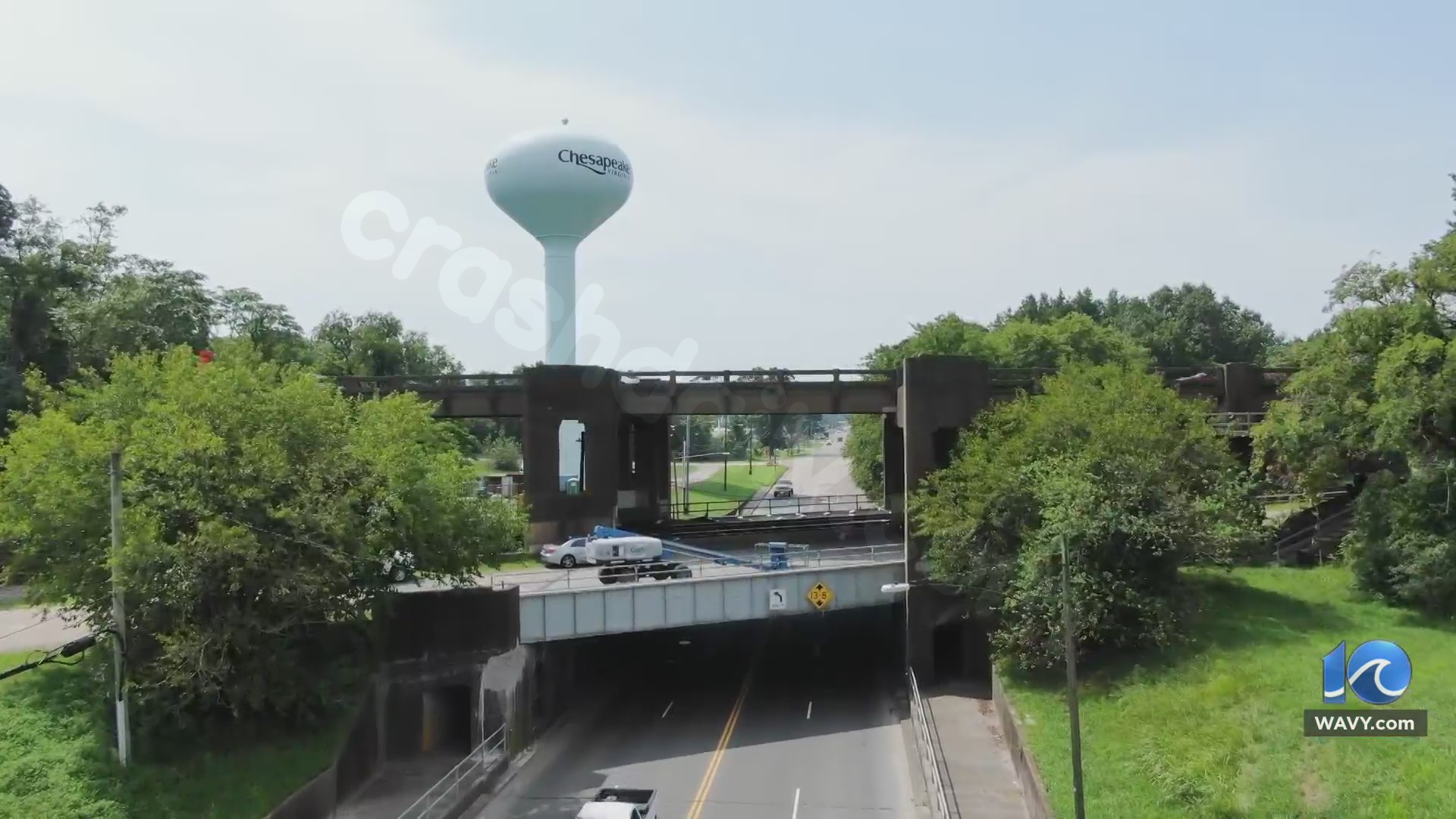 Triple Decker Bridge in Chesapeake closed due to accident